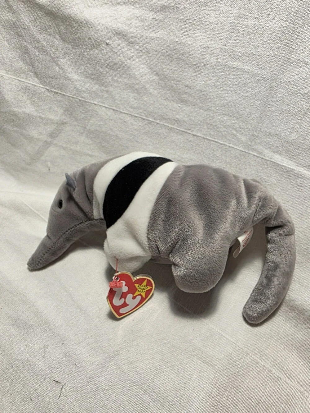 Ty Beanie Babies Ants Plush Toy - Gray and White 1997